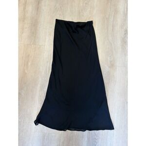 VTG Chiffon Maxi Skirt Med Sheer Fairy Grunge Whimsigoth Witchy Romantic 90s Y2K